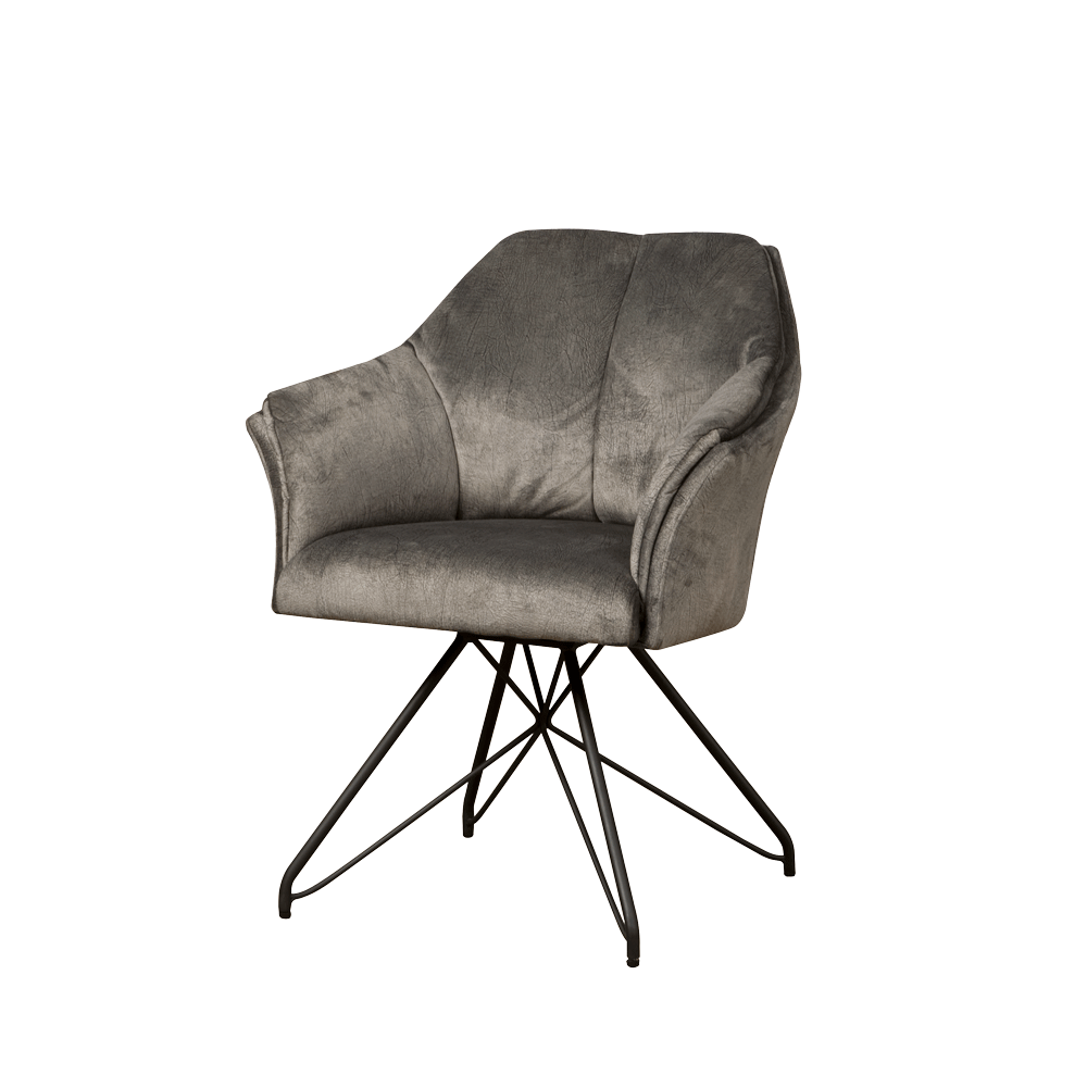 Drehbarer Stuhl mit gepolsterter Armlehne | Bino